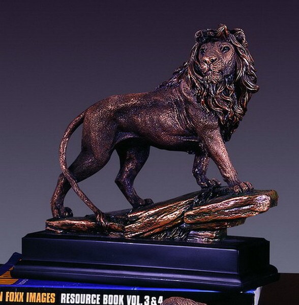 Lion Sculpture Nature Portrait Bust Artwork Wildlife Art Statue